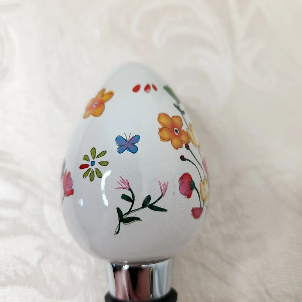 Pier 1 Li Bien Bottle Wine Stopper Egg Easter 2020 NWT